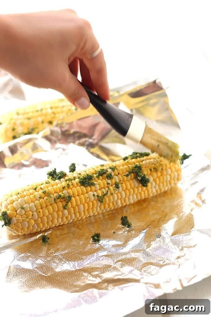 Grilled Corn with Zesty Chimichurri Sauce 5 img 8106 4