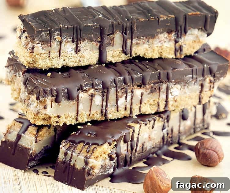 Good vs Poor Chocolate: Spot Differences and Make It at Home 9 Homemade Chocolate Caramel Hazelnut Bars with a gluten free shortbread crust, dairy free chewy caramel, crunchy hazelnuts and a rich coating of high quality chocolate.