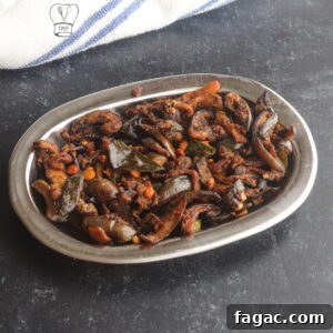 Crispy Kathirikai Fry (Brinjal Curry) Recipe for South Indian Flavor 7 Finished kathirikai curry
