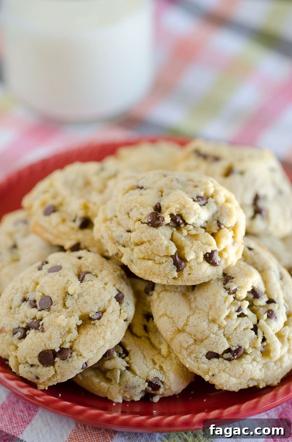 Coconut oil is used instead of butter in these flavorful chocolate chip cookies by SeededAtTheTable.com.