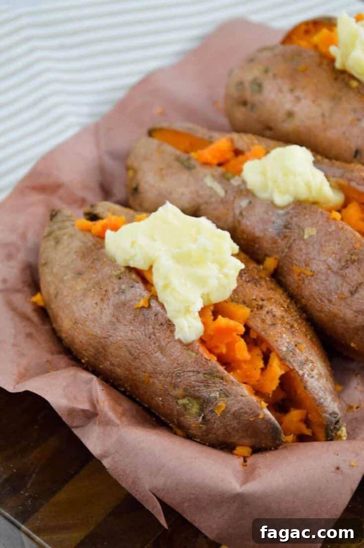 Smoked Sweet Potatoes with Whipped Hot Honey Butter
