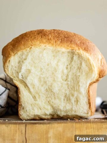 Eggless brioche sliced, showing its crumb.