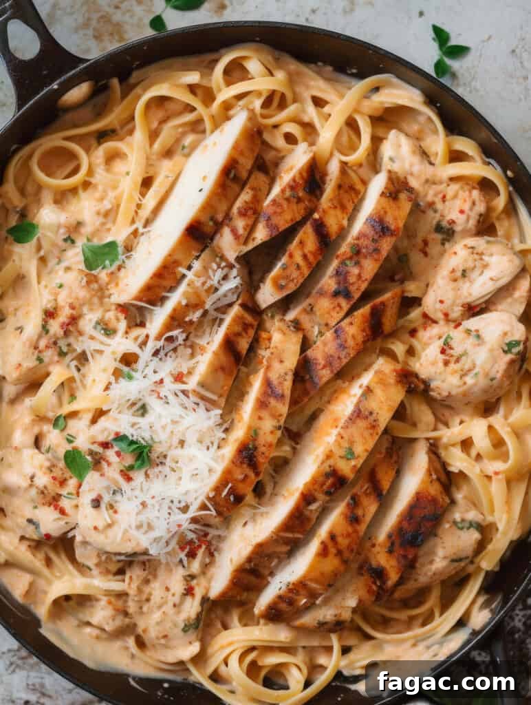 Creamy Cajun Chicken Linguine