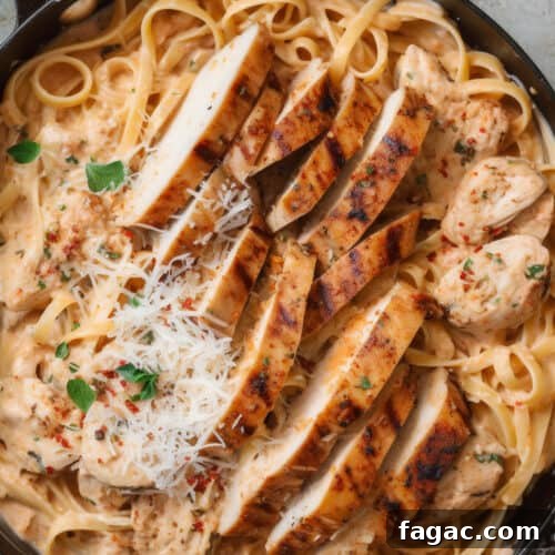 Creamy Cajun Chicken Linguine