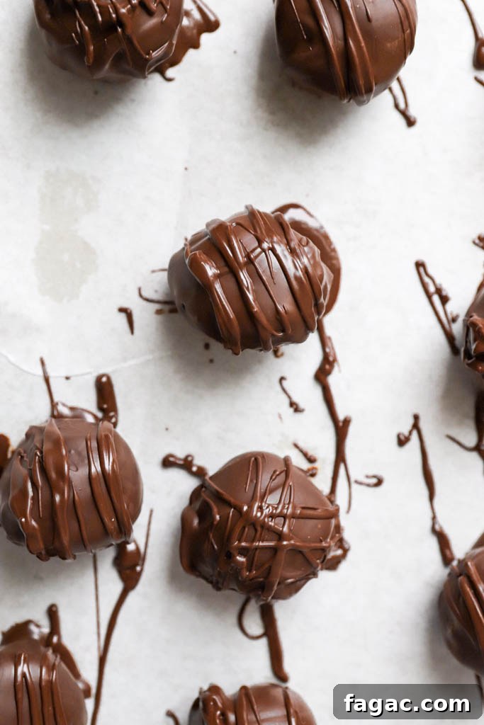 No-Bake Peanut Butter Graham Balls — 5 Ingredients 4 easy peanut butter balls with melted chocolate