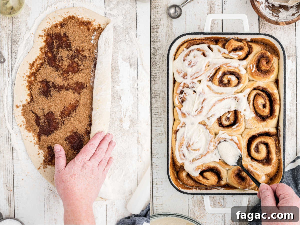 King Cake Cinnamon Roll Recipe: Sweet New Orleans Breakfast 4 King cake cinnamon rolls recipe steps image.