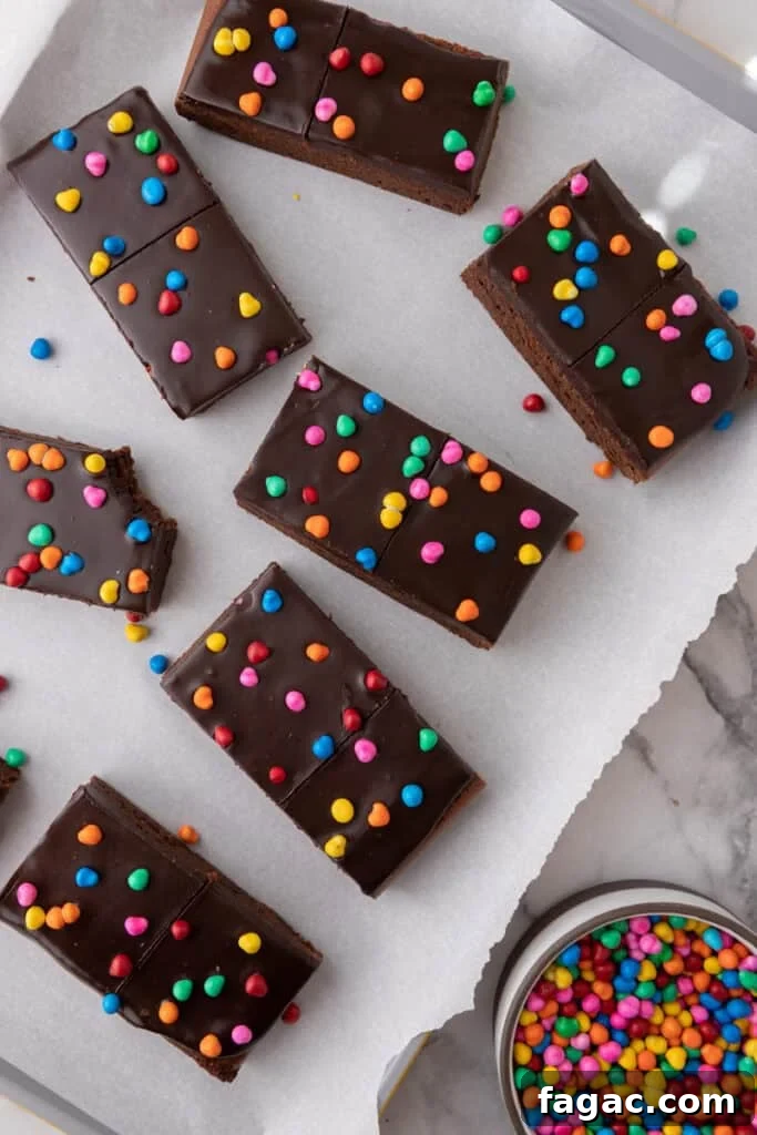 Ultimate Cosmic Brownies Recipe for Perfect Fudgy Squares 2 multiple Cosmic Brownies recipe on a baking sheet
