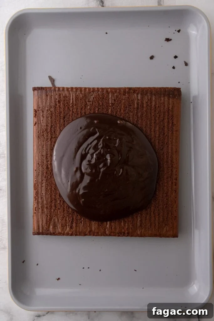 Ultimate Cosmic Brownies Recipe for Perfect Fudgy Squares 13 ganache on a baked dessert