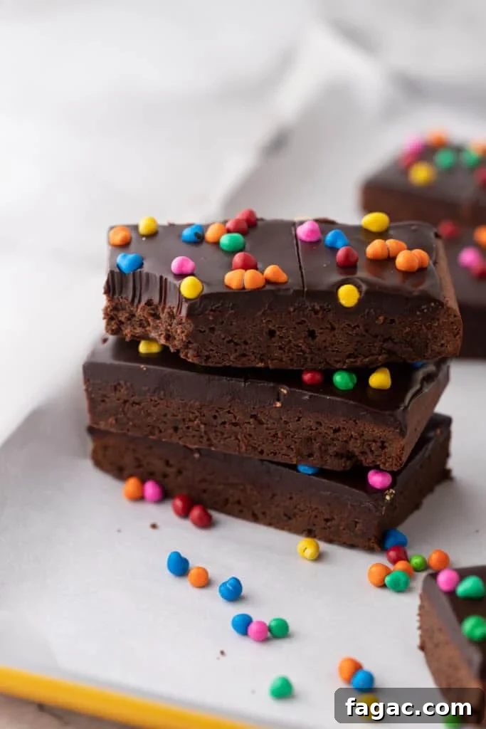Ultimate Cosmic Brownies Recipe for Perfect Fudgy Squares 17 Cosmic Brownies recipe stacked on top of each other