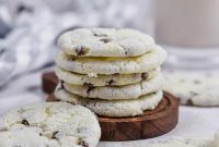 Fluffy Chocolate Chip Cookies Made with Angel Food Cake Mix