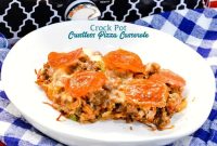 Low-Carb Crock Pot Crustless Pizza Casserole Recipe