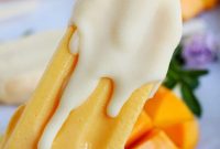 White Chocolate Dipped Mango Popsicles
