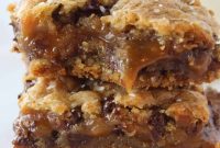 Salted Caramel Chocolate Chip Cookie Bars Recipe & Tips