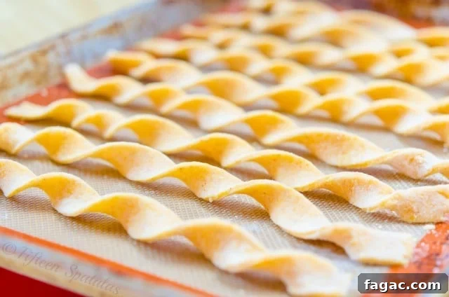 Cheese Twists Recipe Cheese Stick Crackers - Twisted in Rows on Silpat