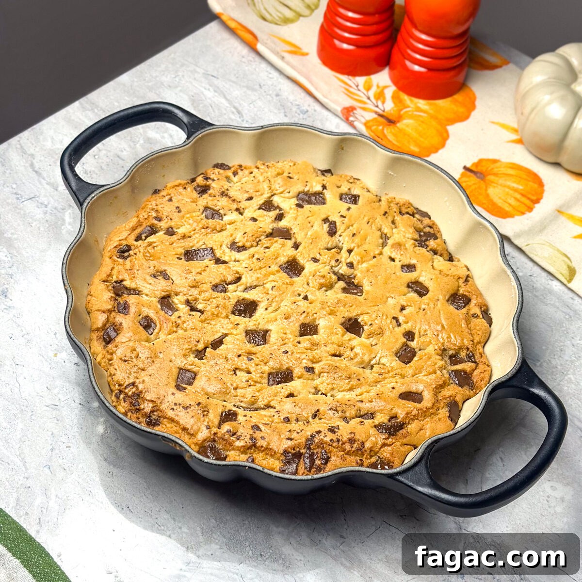Brown Butter Chocolate Chip Cookie Skillet Recipe 7 cookie skillet