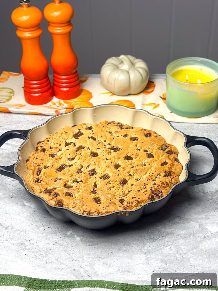 Brown Butter Chocolate Chip Cookie Skillet Recipe 10 cookie skillet