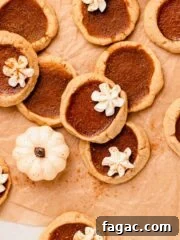 top view of pumpkin pie cookies