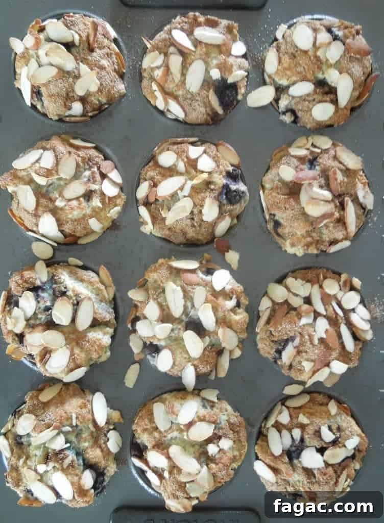 Gluten-Free Blueberry Almond Muffins 2 Gluten-Free Blueberry Almond Muffins from What The Fork Food Blog