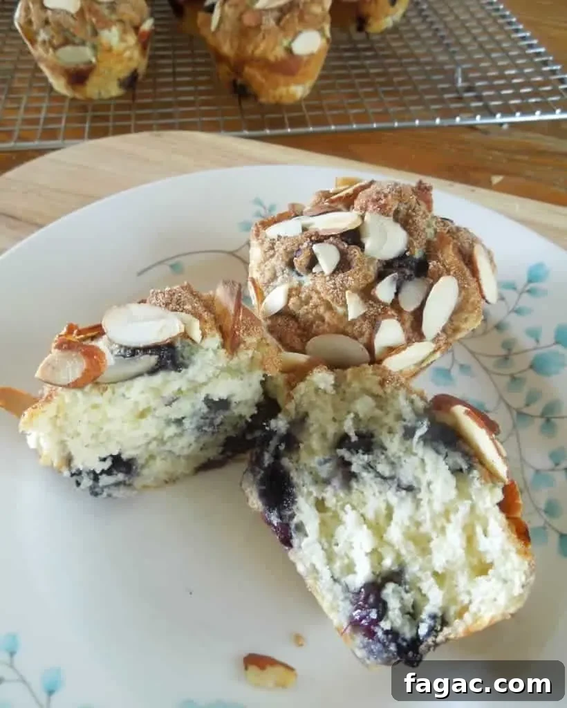 Gluten-Free Blueberry Almond Muffins 4 Gluten-Free Blueberry Almond Muffins from What The Fork Food Blog