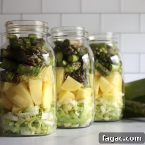 How to Pressure-Can Asparagus, Potato and Leek Soup 11 Asparagus potato leek soup