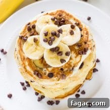 Apple Streusel French Toast Casserole with Maple Glaze 9 BANANA CHOCOLATE CHIP PANCAKES