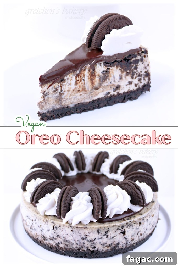 No-Bake Vegan Oreo Cheesecake Recipe 2 oreo cheesecake