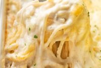 Creamy Turkey Tetrazzini with Mushrooms and Parmesan