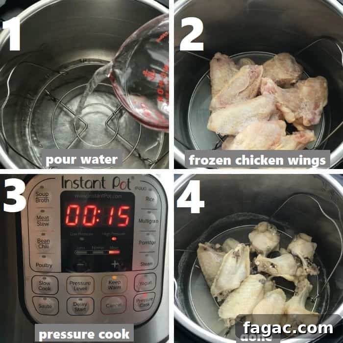 Sticky BBQ Chicken Wings in the Instant Pot 5 pressure cooking frozen chicken wings in instant pot