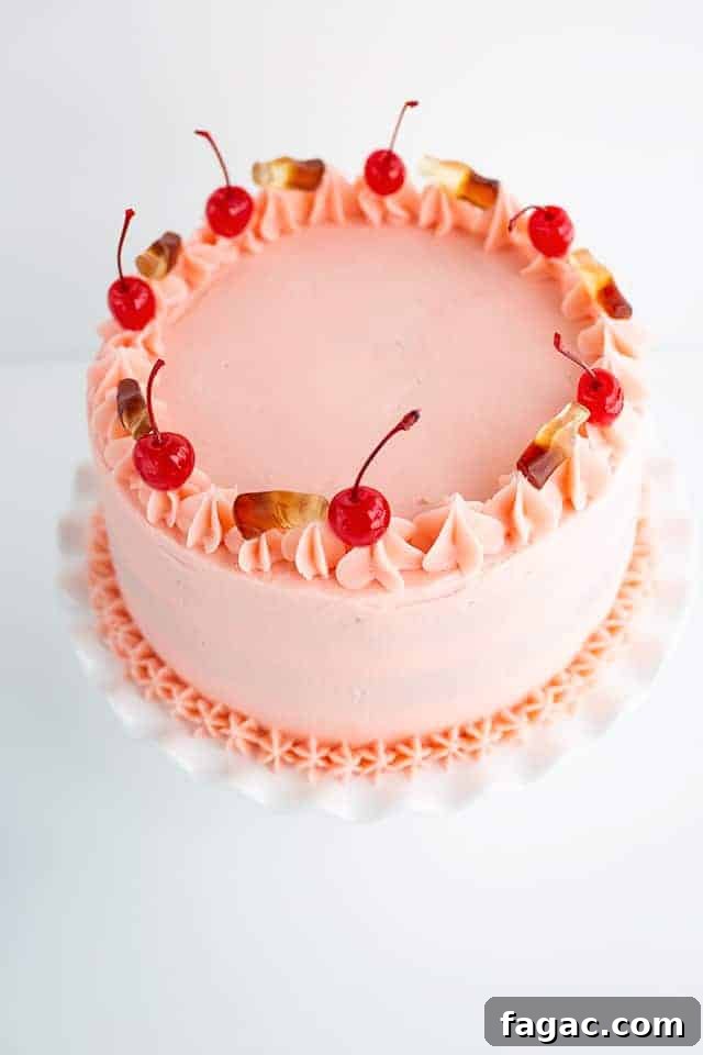 Frosted Cherry Cola Cake Frosted Cherry Cola Cake