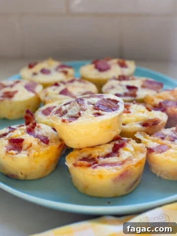Homemade Starbucks egg bites on a platter