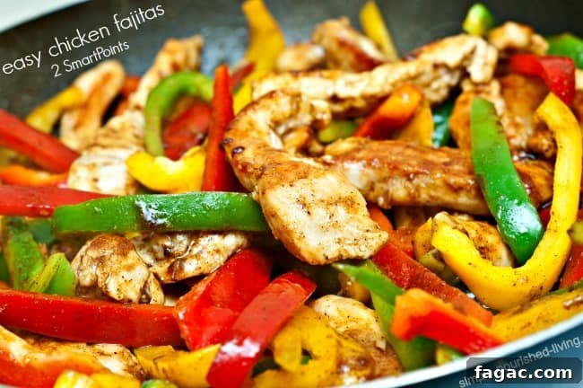 Weight Watchers Family Meals and Kid-Friendly Recipes 7 easy chicken fajitas 2 weight watchers smart points