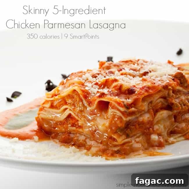 Weight Watchers Family Meals and Kid-Friendly Recipes 9 Weight Watchers Friendly 5-Ingredient Chicken Parmesan Lasagna