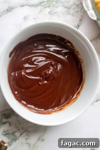Citrus-Infused Chocolate Pecan Pie 13 chocolate ganache topping