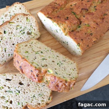 Keto Savoury Zucchini Loaf