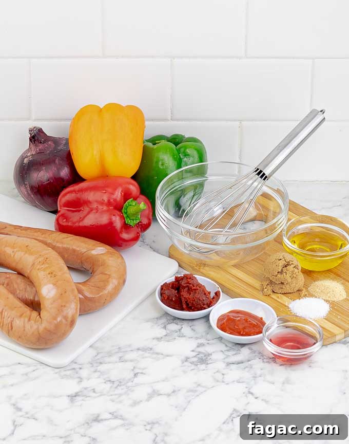Crispy Sheet Pan Polish Sausage Sandwiches 5 ingredients for Sheet Pan Polish Sausage Sandwich Recipe
