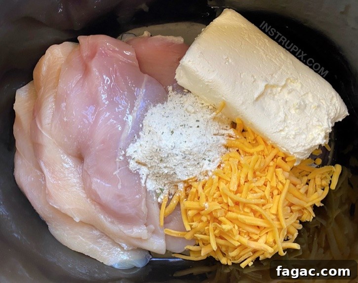 Slow Cooker Crack Chicken Sandwiches with Bacon and Cheese 3 Crockpot Cheesy Ranch Shredded Chicken Sandwiches (serve with bacon and lettuce!)